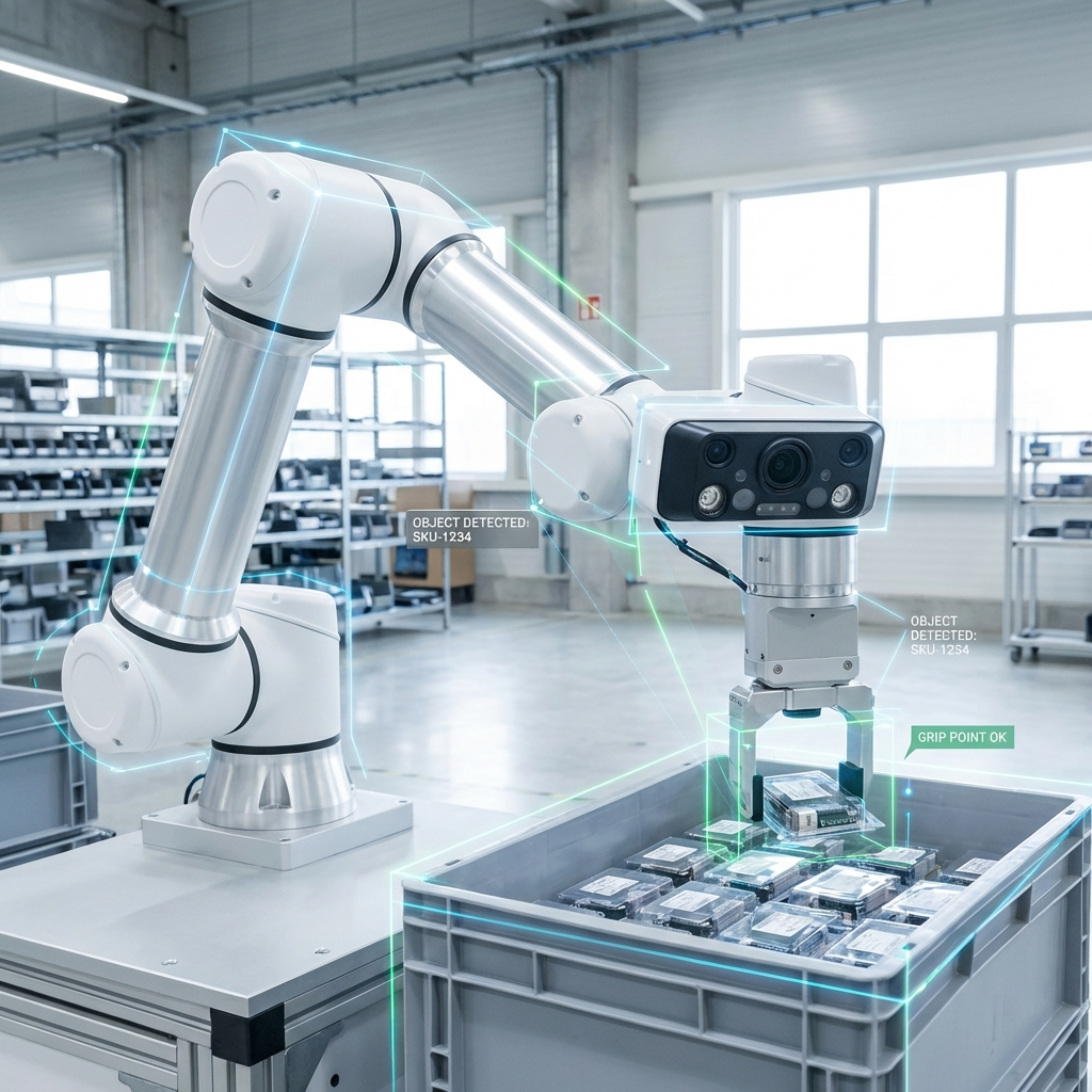 KI-gestützter Roboterarm von Robotic AI im Einsatz bei Deltilog